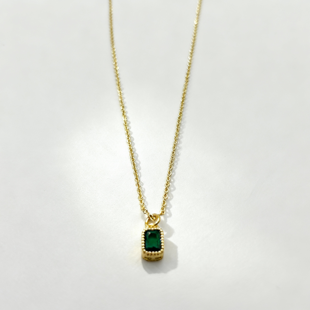 Micro Pave Pendant Necklace