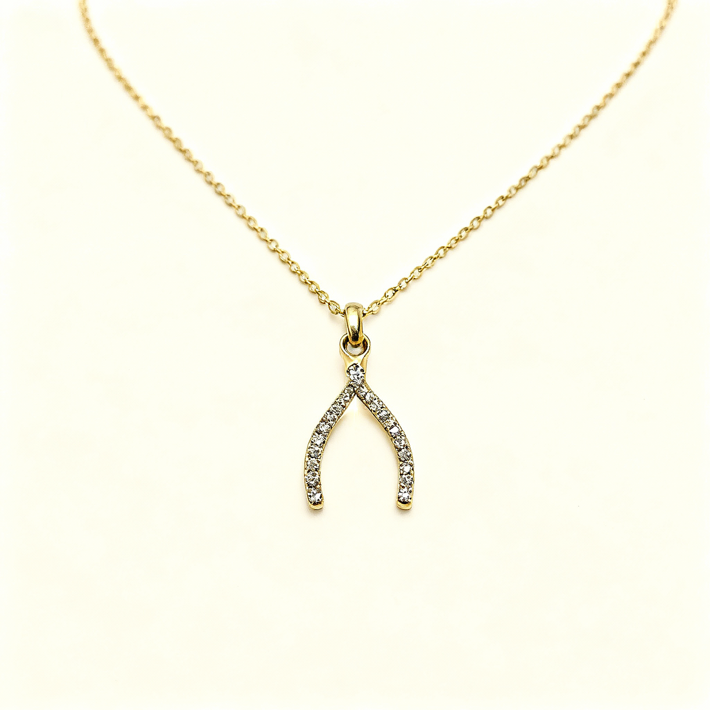 Lucky Wishes: Wishbone Necklace
