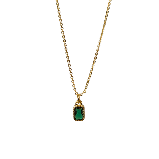 Micro Pave Pendant Necklace