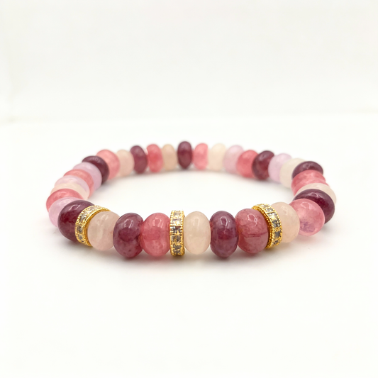 Fiesta Mix Rose Quartz & Jade